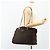 Borsa Tote in Nylon Marrone e Oro PRADA con Catena Auth bs34691 D'oro - vista 26