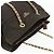Borsa Tote in Nylon Marrone e Oro PRADA con Catena Auth bs34691 D'oro - vista 6