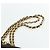 Borsa Tote in Nylon Marrone e Oro PRADA con Catena Auth bs34691 D'oro - vista 8