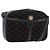 Céline Borsa a Spalla in Tela Macadam Medallion CELINE Nero Oro Auth 176882 D'oro