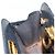 Borsa a Spalla Gancini in Pelle Salvatore Ferragamo Blu Navy Oro Auth 177157 D'oro - vista 11