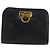 Borsa a Spalla Gancini in Pelle Salvatore Ferragamo Blu Navy Oro Auth 177157 D'oro - vista 13