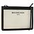 Borsa a Spalla BALENCIAGA in Tela Nera e Bianca 339937 Auth ka4118 Nero Bianco