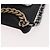 CHANEL Matelassé Corrente Capa para iPhone Bolsa Couro de Cordeiro Preto Ouro CC Auth BA12149A Dourado - vista 14