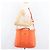 PRADA Bolso de mano de nailon 2 vías naranja plata Auth ti3826 - vista 26