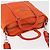 PRADA Bolso de mano de nailon 2 vías naranja plata Auth ti3826 - vista 6