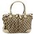 Gucci Borsa a mano GG Canvas 2way Beige Oro 247902 Auth 176270 D'oro - vista 13