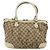 Gucci Borsa a mano GG Canvas 2way Beige Oro 247902 Auth 176270 D'oro - vista 2