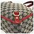 Borsa Abbey in tela GG Gucci beige e oro 130739 Auth 177438 D'oro - vista 15