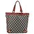 Borsa Abbey in tela GG Gucci beige e oro 130739 Auth 177438 D'oro - vista 2