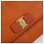 Borsa a Spalla Vala Chain in Pelle Arancione Oro Auth BA12335 di Salvatore Ferragamo - vista 17