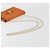 Borsa a Spalla Vala Chain in Pelle Arancione Oro Auth BA12335 di Salvatore Ferragamo - vista 7