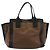 Chloé Borsa Tote in Pelle Marrone Oro Auth bs34603 D'oro - vista 13