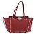 VALENTINO Borsa Rock Studs in pelle 2 in 1 Rossa Oro Auth BA12287 Rosso D'oro