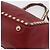 VALENTINO Borsa Rock Studs in pelle 2 in 1 Rossa Oro Auth BA12287 Rosso D'oro - vista 15