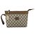GUCCI GG Plus Supreme Clutch Bag PVC Oro Beige Auth bs34715 D'oro - vista 13