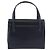 Borsa a mano GUCCI in pelle blu navy e oro Auth 176213 D'oro - vista 2