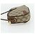 Borsa Gucci GG Supreme Web Sherry Line PVC Beige Oro 89 02 066 Auth ep14029 D'oro - vista 3