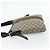 Gucci Borsa GG Supreme Web Sherry Line PVC Beige Argento 387111 Auth ka4079 - vista 3