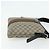 Gucci Borsa GG Supreme Web Sherry Line PVC Beige Argento 387111 Auth ka4079 - vista 4