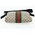 Gucci Borsa GG Supreme Web Sherry Line PVC Beige Argento 387111 Auth ka4079 - vista 5