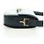 Céline Borsa a Spalla CELINE Triomphe in Pelle Blu Navy e Oro Auth mr2338V D'oro - vista 4