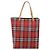Bolsa de mão em nylon com estampa Nova Check Burberry vermelha e prata autêntica bs34680 Vermelho - vista 13