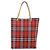 Bolsa de mão em nylon com estampa Nova Check Burberry vermelha e prata autêntica bs34680 Vermelho - vista 2