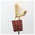 Bolsa de mão em nylon com estampa Nova Check Burberry vermelha e prata autêntica bs34680 Vermelho - vista 20
