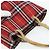 Bolsa de mão em nylon com estampa Nova Check Burberry vermelha e prata autêntica bs34680 Vermelho - vista 6