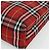 Bolsa de mão em nylon com estampa Nova Check Burberry vermelha e prata autêntica bs34680 Vermelho - vista 9