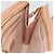 Borsa a spalla PRADA in pelle verniciata rosa oro Auth am11436 D'oro - vista 22