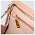 Borsa a spalla PRADA in pelle verniciata rosa oro Auth am11436 D'oro - vista 24