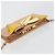Borsa a spalla PRADA in pelle verniciata rosa oro Auth am11436 D'oro - vista 6