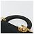 Christian Dior Borsa Lady Dior in nylon nero e oro Auth 168872 D'oro - vista 8