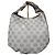Loewe Bounce Vintage Leder Schultertasche Grau