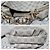 Loewe Bounce Vintage Leder Schultertasche Grau - Ansicht 4
