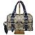 Borsa a Spalla in Pelle PVC MCM con Tasca Nera/Grigia Nero Grigio