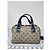 Borsa a Spalla in Pelle PVC MCM con Tasca Nera/Grigia Nero Grigio - vista 3