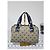 Borsa a Spalla in Pelle PVC MCM con Tasca Nera/Grigia Nero Grigio - vista 6