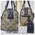 Borsa a Spalla in Pelle PVC MCM con Tasca Nera/Grigia Nero Grigio - vista 7
