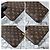 LOUIS VUITTON Monogram Neverfull MM GM Pochette Marrone - vista 7