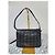 Borsa a spalla pochette in pelle MCM Visetos nera Nero - vista 8