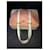 Prada Borsa a mano in nylon e pelle Rosa Beige - vista 3