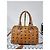 Borsa Boston in pelle Visetos MCM Cognac - vista 3