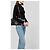 Borsa a Spalla Grande Marmont Double G Gucci Nera Nero - vista 15