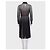 Schwarzes, tailliertes Seidenkleid Gucci 2024 NWT - IT40/S gebraucht - Ansicht 3
