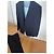 Navy Blue Wool Versace Suit Dark blue - view 4