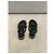 Sandali Infradito Christian Dior in Pelle Nera con Fiocco Cannage Nero - vista 5
