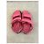 Sandali piani Jimmy Choo in pelle nappa rosa - vista 2